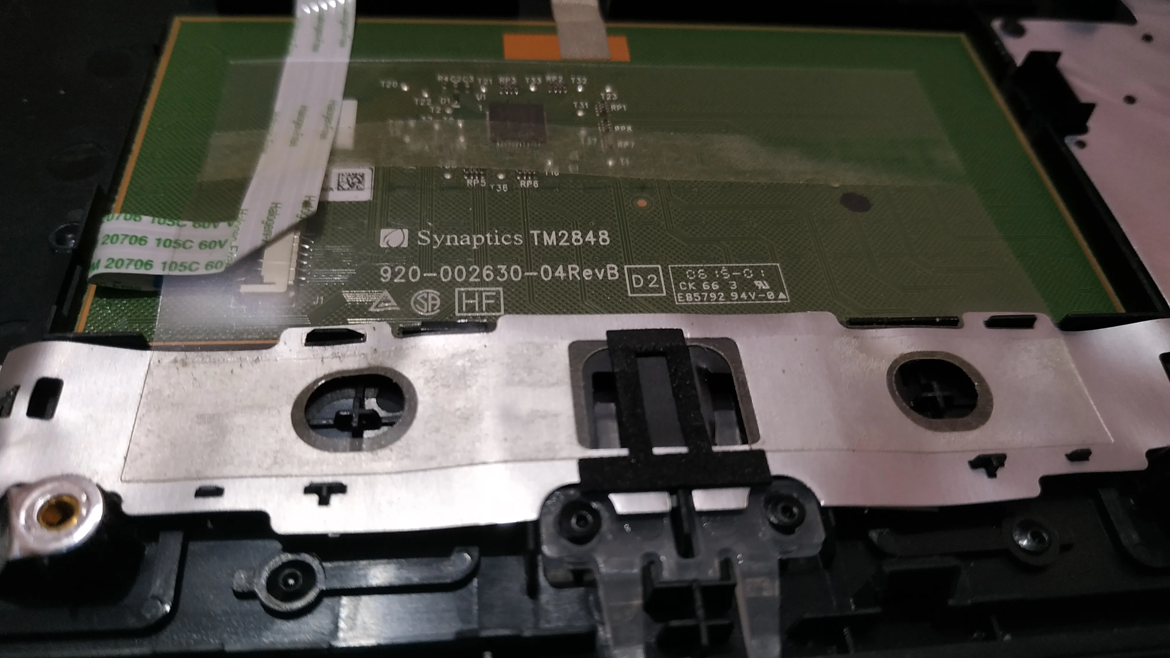 The Synaptics touchpad