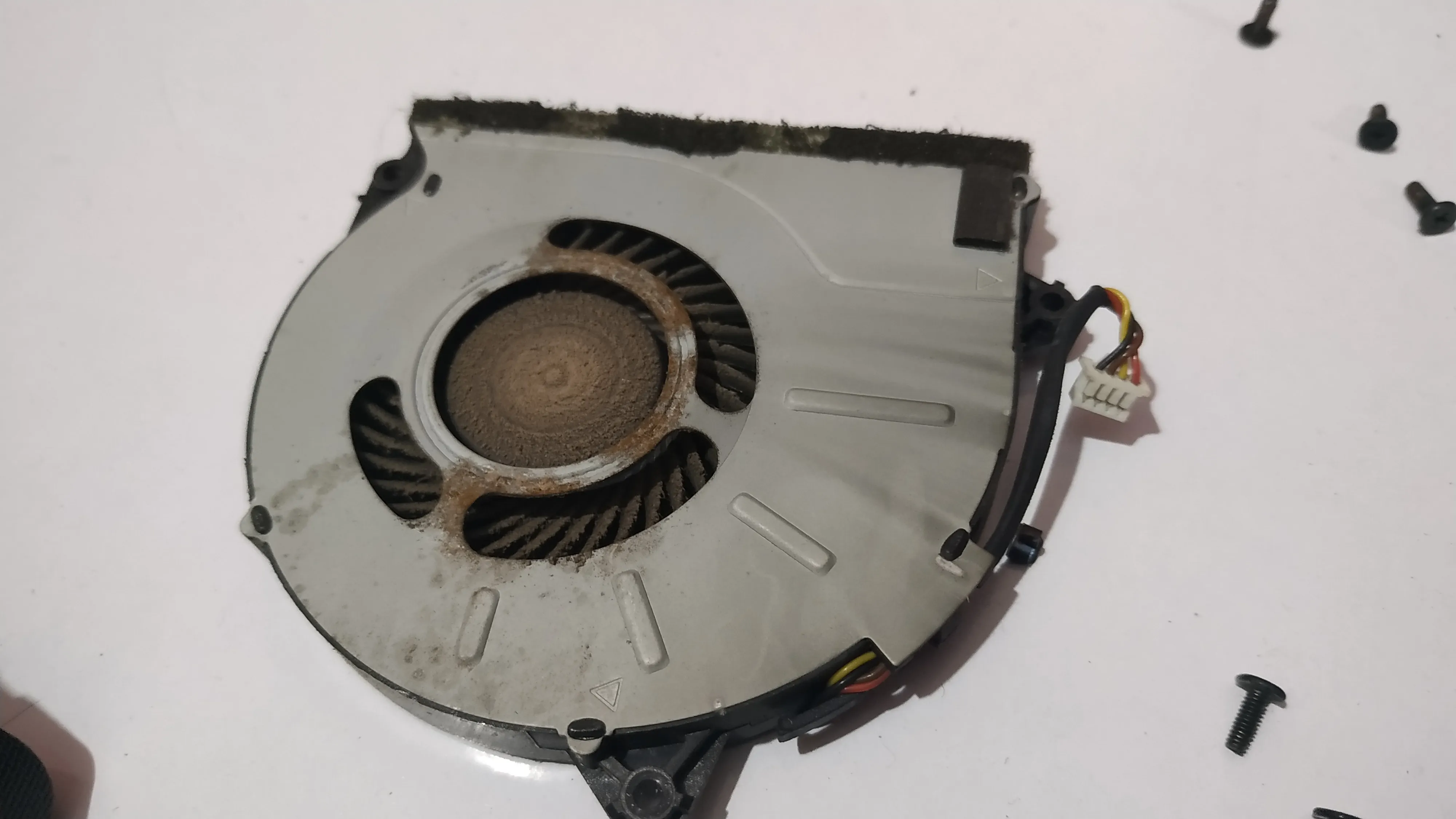  Removed the fan