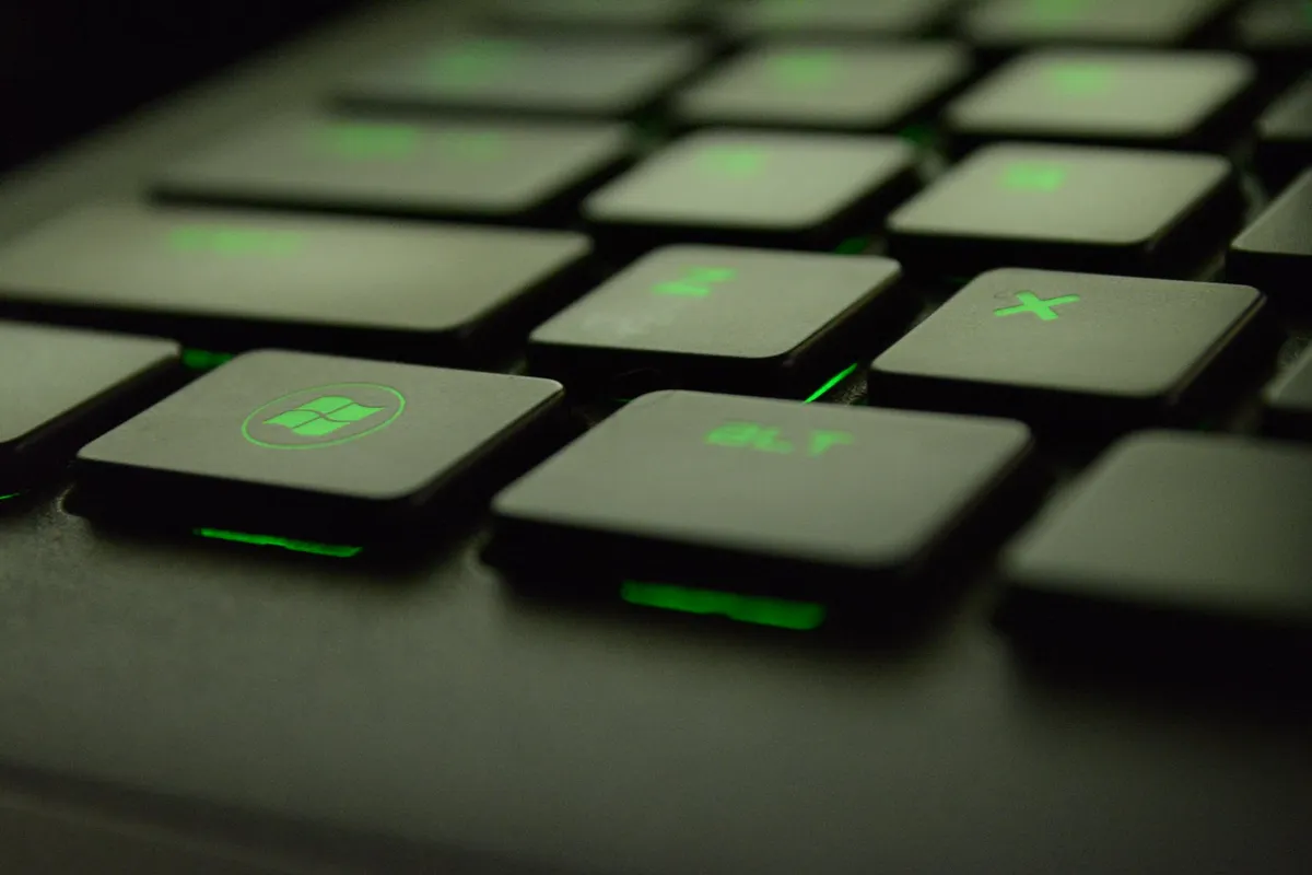 keyboard green