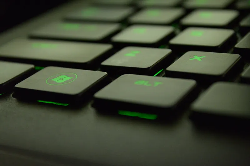 keyboard green