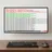 High-tech workstation with Vim displaying highlighted logs on monitor