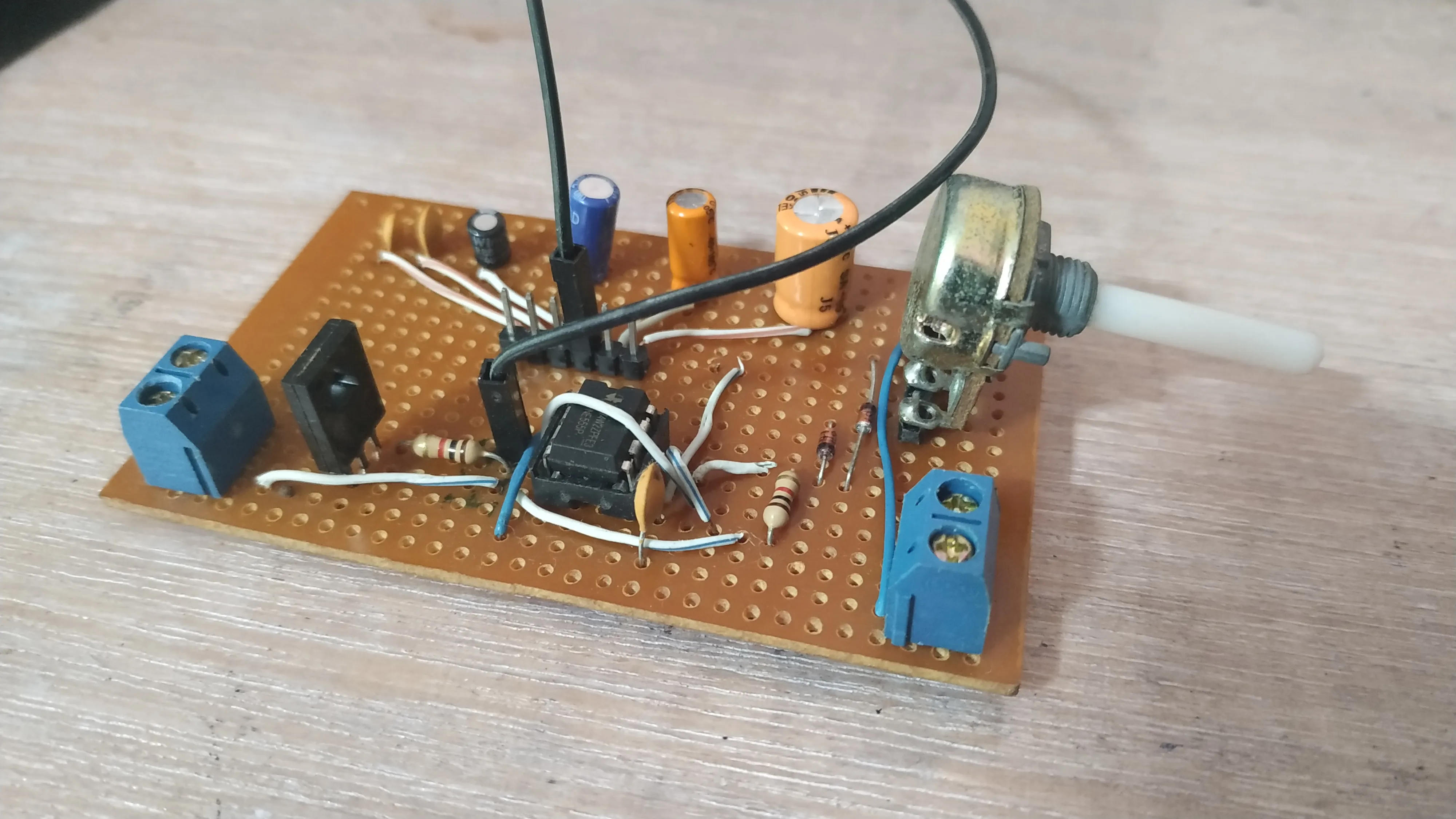  The finished circuit