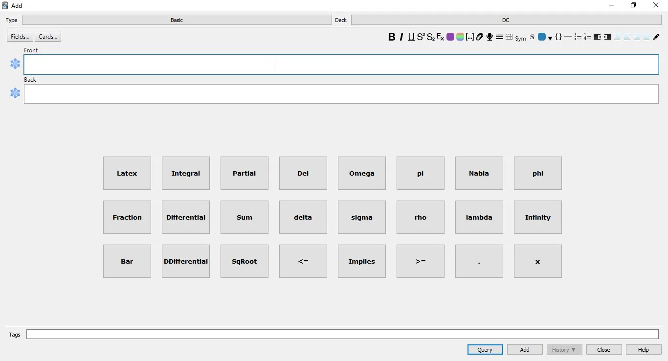  The ALH window within Anki