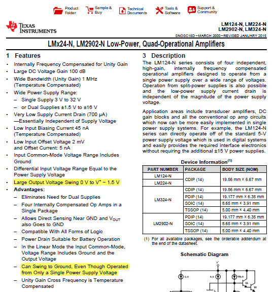 More info in datasheet